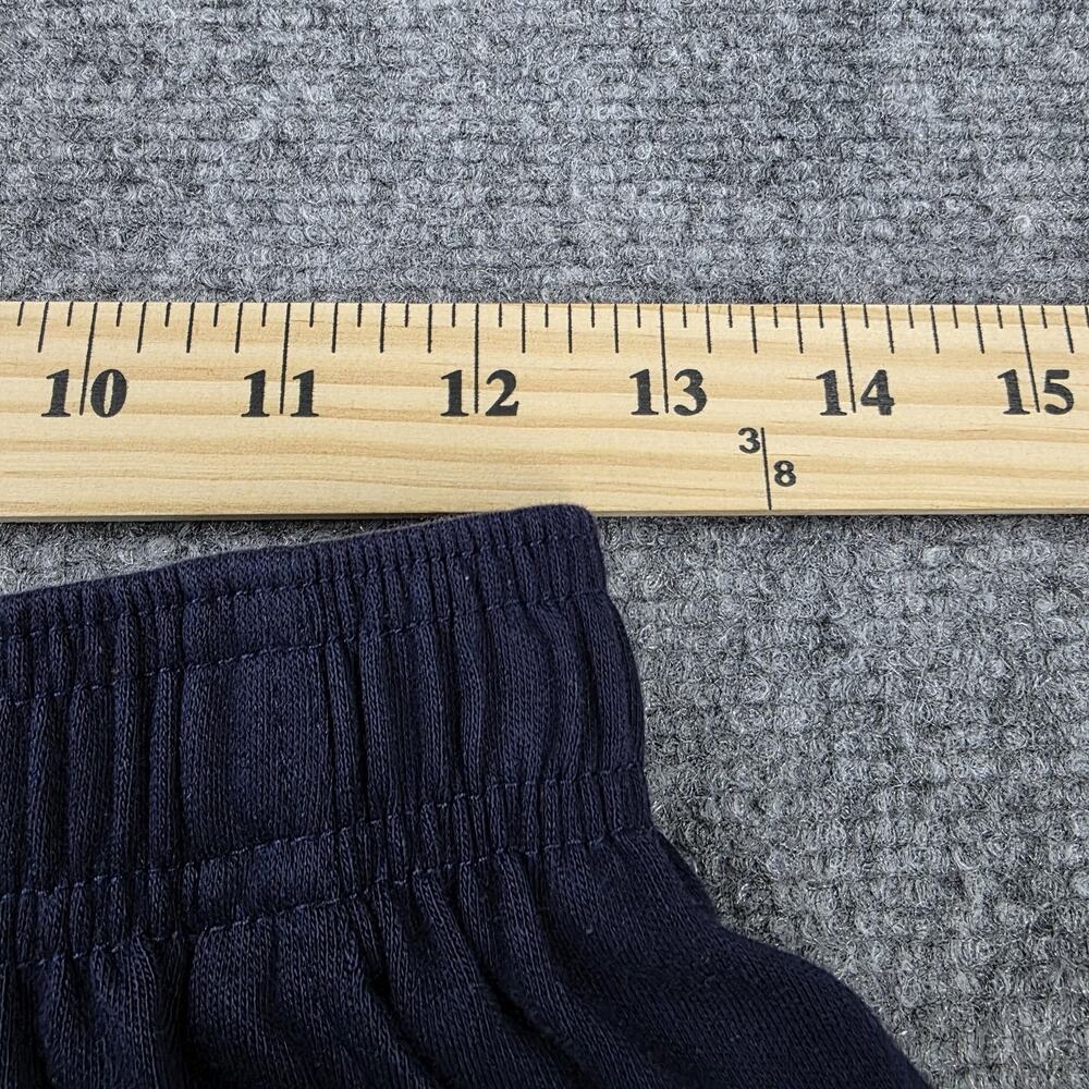 Vintage Lands End Skirt Womens Medium Blue Cotton A-Line Pockets Made in USA - Picture 5 of 12